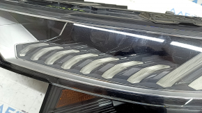 Фара передняя левая в сборе Audi Q8 19-24 LED, Matrix beam, под полировку, царапины