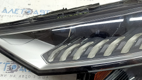 Фара передняя левая в сборе Audi Q8 19-24 LED, Matrix beam, под полировку, царапины