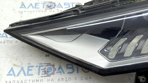 Фара передняя левая в сборе Audi Q8 19-24 LED, Matrix beam, под полировку, царапины
