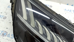 Фара передняя правая в сборе Audi Q8 19-24 LED, Matrix beam, под полировку, царапины