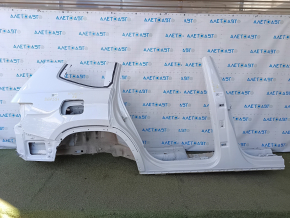Чверть крило задня права VW Atlas 24-26 відпилена з центральною стійкою, біла