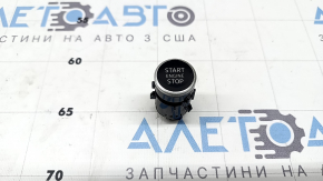 Кнопка start/stop Audi Q8 21-26 чорна із сірим, подряпини, тріщини на хромі