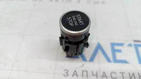 Кнопка start/stop Audi Q8 21-26 чорна із сірим, подряпини, тріщини на хромі