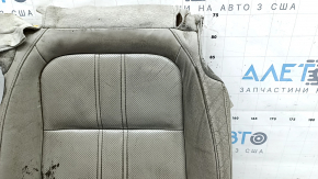 Обшивка подушки сидіння водія Honda Insight 19-22 шкіра сіра, підігрів, перфорація, під хімчистку