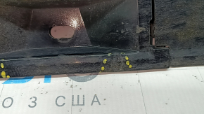 Порог правый Honda Accord 23-26 с уплотнителем, черный глянец, царапины, вмятины, надломано крепление