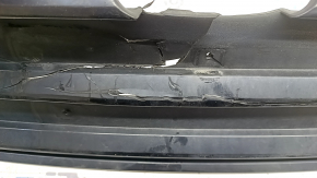 Грати радіатора grill Honda Insight 19-22 голі, чорний глянець, тріщини, незаводські отвори, надламані кріплення, відсутні фрагменти кріплень