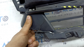 Основа решетки радиатора grill Honda Insight 19-22 с эмблемой, трещины, отсутствуют фрагменты