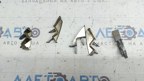 Молдинг решітки радіатора grill верхній Honda Insight 19-22 хром, зламані кріплення, відсутнє 1 кріплення, тріщини