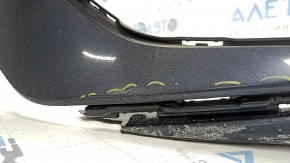 Бампер передній голий Honda Insight 19-22 синій, під парктроніки, надриви, сколи, павутина, затертий, тріснути кріплення, відсутні фрагменти, відсутнє кріплення парктроніка