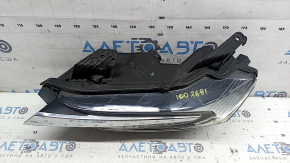 Фара передня ліва в зборі Honda Insight 19-22 LED, під полірування, відколи на хром молдингу, жовтить LED, потерте скло