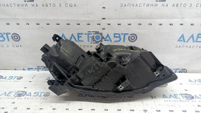 Фара передня ліва в зборі Honda Insight 19-22 LED, під полірування, відколи на хром молдингу, жовтить LED, потерте скло