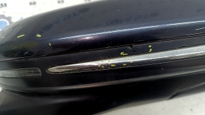 Дзеркало бічне праве у зборі Honda Insight 19-20 12 пінів, камера, підігрів, поворотник, синє з хром, потерто, тріснуть хром молдинг, тріснуть корпус