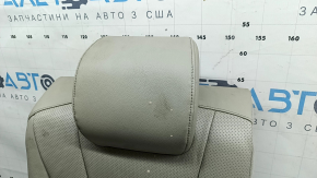 Спинка заднего ряда сидений правая 2 ряд Honda Insight 19-22 кожа серая, перфорация, под химчистку