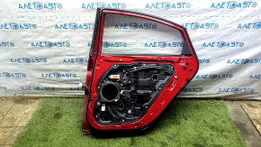 Двері голі задні праві Hyundai Sonata 11-15 hybrid червоний RER, подряпини