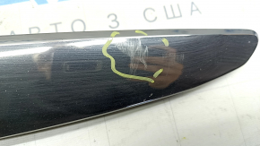 Решітка радіатора grill Hyundai Sonata 11-15 hybrid, з емблемою, подряпини, поліз лак, здувся хром, пісок, зламане кріплення