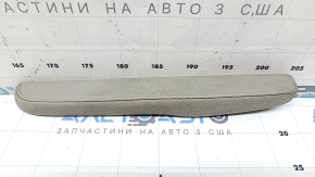 Накладка центральної консолі збоку ліва верх Honda Insight 19-22 шкіра, сіра, під хімчистку