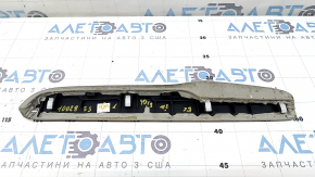 Накладка центральної консолі збоку ліва верх Honda Insight 19-22 шкіра, сіра, під хімчистку