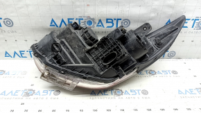 Фара передня права Hyundai Sonata 11-15 hybrid галоген, подряпини, вигоріла, тріщина кріплення