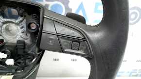 Кермо голе Audi Q8 21-26 шкіра чорна без підігріву, з кнопками і пелюстками, під перешив, оплавлені кнопки, в кіптяві