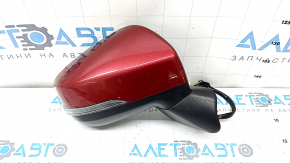 Зеркало боковое правое Subaru Forester 19-24 SK 13 пинов, BSM, подогрев, поворотник, красное