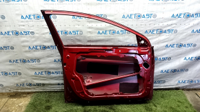 Дверь голая передняя левая Hyundai Sonata 11-14 hybrid красный RER, царапины