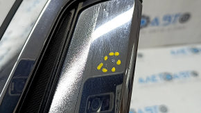 Решетка радиатора grill в сборе Subaru Forester 19-21 SK верхняя хром, с эмблемой, тычки, царапины