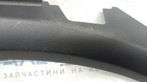 Накладка порога ззаду ліва Hyundai Sonata 11-15 коричнева, з хромованою накладкою, подряпини, потерта