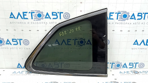 Форточка глухое стекло задняя правая Subaru Forester 19-24 SK с хром молдингом