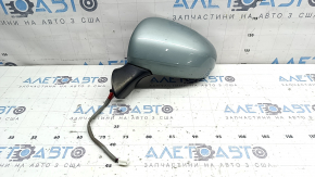 Зеркало боковое левое в сборе Toyota Prius V 15-17 5 пинов, зеленое