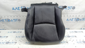 Обшивка подушки пассажирского сиденья Toyota Prius V 12-17 кожа, черная, с подогревом