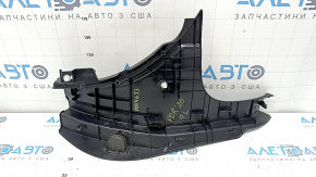 Накладка порога задняя левая Subaru Forester 19-24 SK черная, с заглушкой, царапины