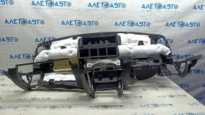 Торпедо передня панель без AIRBAG Hyundai Sonata 11-15 коричнева, тріщини