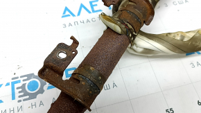 Подушка безопасности airbag боковая шторка левая Subaru Forester 19-24 SK, ржавый пиропатрон, в копоти, оплавлена