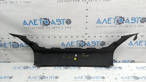 Верхня накладка переднього бампера Nissan Murano z52 19-23 без парктроників, чорний глянець, відколи, подряпини, надламане кріплення