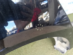 Чверть крило задня права Toyota Prius 50 16-18 під BSM відпиляна з центральною стійкою, чорна, тичка