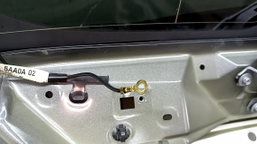 Дверь багажника голая со стеклом Nissan Murano z52 20-24 тонировка, графит KAD, с спойлером, накладками спойлера, стоп-сигналом, трапецией и поводком заднего дворника, царапигы на стекле