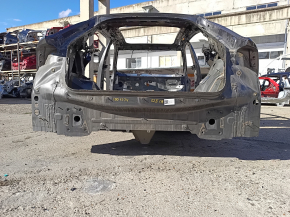 Задняя панель Audi Q8 19-26 2 части, на кузове, графит