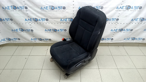 Сидіння водійське Nissan Murano z52 19-24 без airbag, механічне, велюр чорний, білий рядок