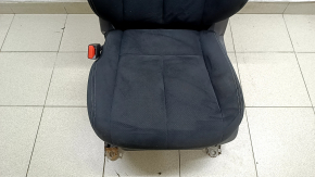Сидіння водійське Nissan Murano z52 19-24 без airbag, механічне, велюр чорний, білий рядок