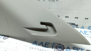 Накладка задньої стійки права Nissan Murano z52 15-24 сіра, побілів пластик, подряпини