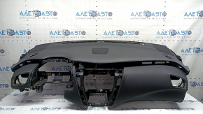 Торпедо передня панель з AIRBAG Nissan Murano z52 19-24 чорна, надламана, подряпини, іржавий пірапатрон