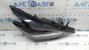 Фара передняя правая в сборе Nissan Murano z52 19-21 рест LED, царапина, сломано крепление, желтит LED