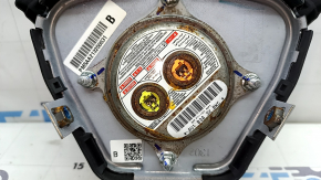 Подушка безпеки airbag в кермо водійська Nissan Murano z52 15-23 чорна, іржавий піропатрон