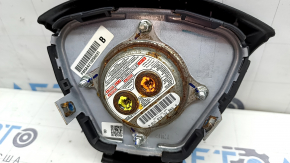 Подушка безпеки airbag в кермо водійська Nissan Murano z52 15-23 чорна, іржавий піропатрон