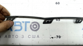 Молдинг переднього бампера лівий Audi A6 C8 19-23 структура, S-Line, погнутий