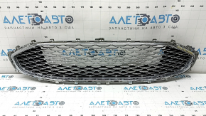 Решітка радіатора grill у зборі з обрамленням Ford Fusion mk5 19-20 хром, titanium