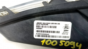 Протитуманна фара ПТФ права Ford Fusion mk5 19-20 LED, під полірування