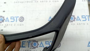 Губа заднего бампера Audi A6 C8 19-23 структура, S-line, царапины, затерта