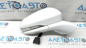 Дзеркало бічне праве у зборі Ford Fusion mk5 19-20 12 пінів, поворотник, підігрів, підсвічування, BSM, біле, подряпина