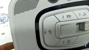 Плафон освітлення передній у зборі Audi A6 C8 19-25 під панораму, сірий, подряпини